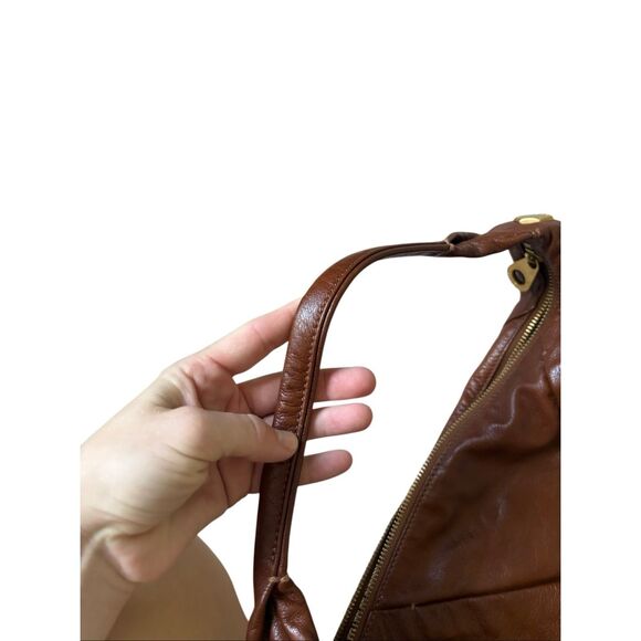 Mark by Marc Jacobs Patchwork Leather Hobo Tote Shoulder Bag Brown - Picture 13 of 16